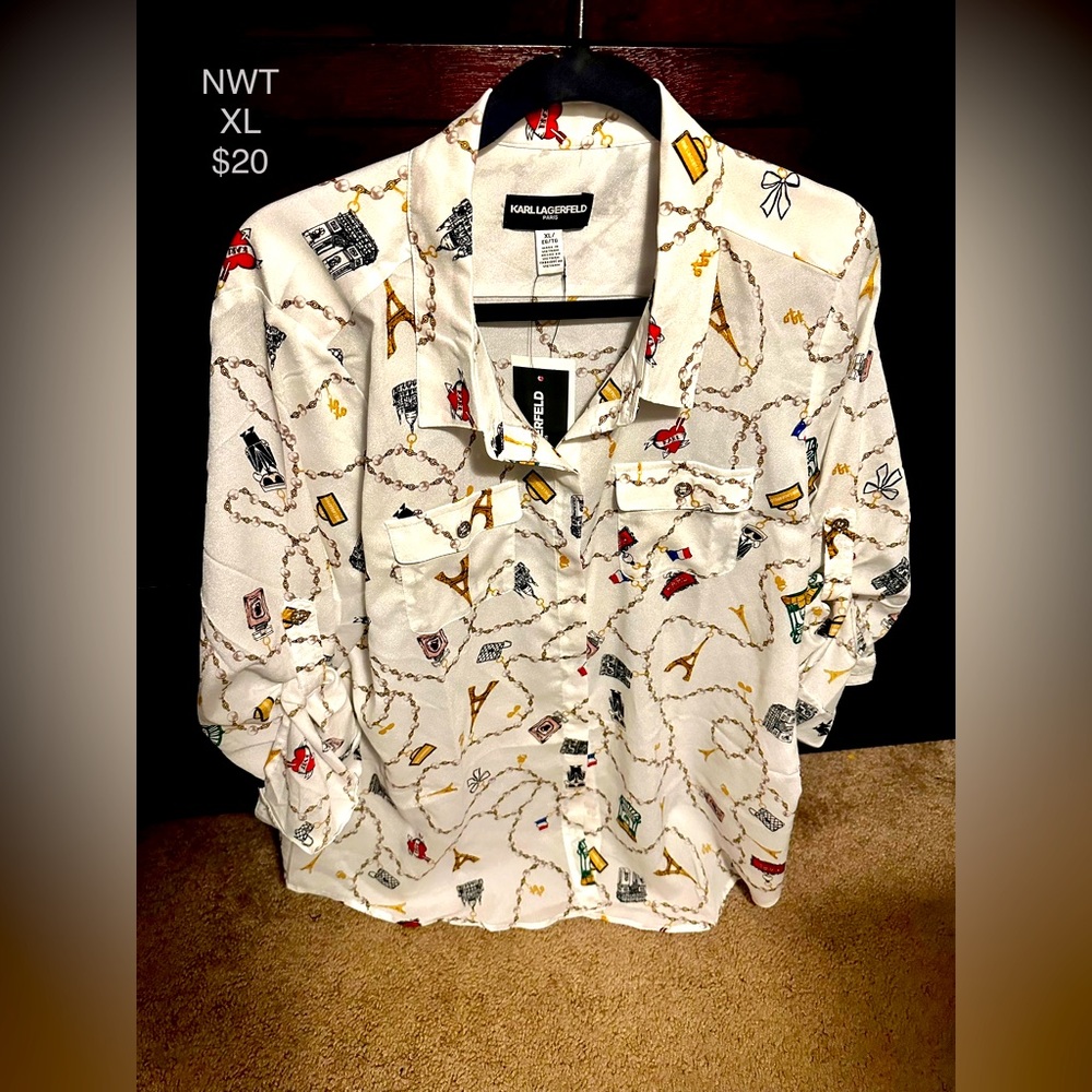 Karl Lagerfield Paris Button Down Shirt